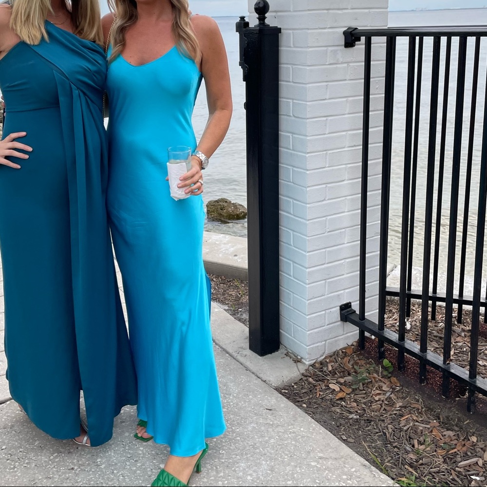Dannijo Maxi Silk Slip Dress